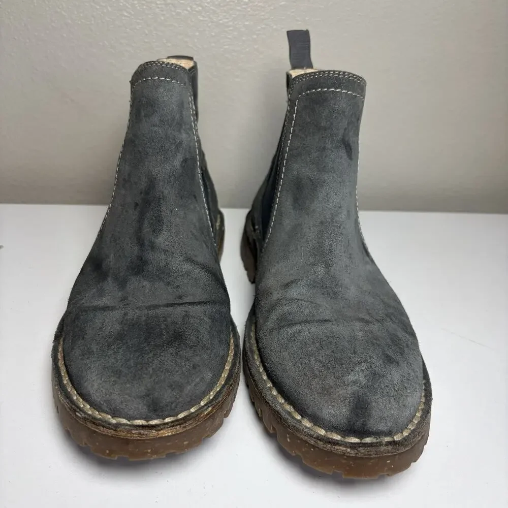 Steve Madden Chukka Boots Men Gray Suede Slip On Size 10.5 D